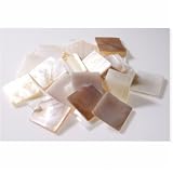 Perlmutt Mosaiksteine natur 15x15mm 50g