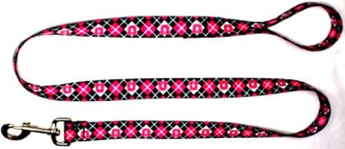 Moose Pet Wear Dog Leash – University Utah Utes Pet Leash, Made in the USA – 1 Inch Wide