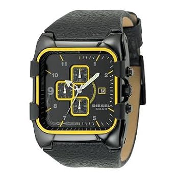 Diesel #DZ4147 Men's Black IP Analog Chronograph Watch