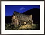 Ashcroft Ghost Town, Colorado, USA Architecture Framed Photographic Poster Print, 29x21