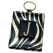 Monogram Letter J Keychain with Mirror