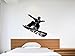 Snowboard Vinyl Wall Art Decal Sticker for Kids Rooms Boys Bedroom - Multiple Colors Available, Easy to Apply & Removable.