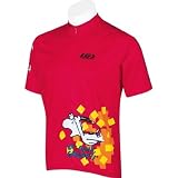 Louis Garneau 2008 Snoopy Red Short Sleeve Cycling Jersey - 8820220-48V