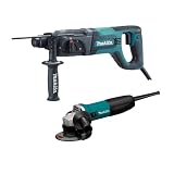 Makita HR2475X2 1-Inch Rotary Hammer SDS-Plus, Includes Free GA4530 4-1/2-Inch Grinder