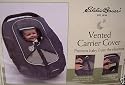 Eddie Bauer Vented Carrier Cover - Pink & Brown - fits strollers, carriers & car seats
