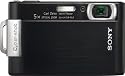 Sony Cybershot DSC-T200 8.1MP Digital Camera with 5x Optical Zoom with Super Steady Shot Image Stabilization (Black)