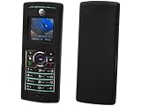 BLACK SILICONE SOFT RUBBER JELLY CASE COVER for NEXTEL/BOOST MOBILE MOTOROLA i425 - RETAIL PACKAGING