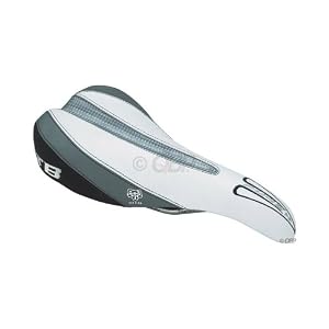 WTB Pure V SLT Bicycle Saddle (Titanium Rails, White/Silver)