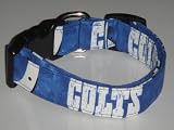 NFL Indianapolis Colts Football Dog Collar Style 2 X-Large 1"