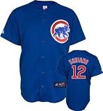 MLB Youth Chicago Cubs Alfonso Soriano Royal Alternate Short Sleeve 6 Button Synthetic Replica Baseball Jersey Spring 2011  (Royal, Medium)