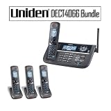 Uniden DECT4066 DECT6.0 2-Line Caller ID Phone Base Keypad and Speakerphone