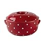 Spode Baking Days Round Covered Deep Dish 8 cups - Red