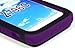 Bastex Heavy Duty Hybrid Case for ZTE Majesty Z796C - Purple Silicone / Black Hard Shell