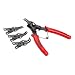 TEKTON  3578 8-in-1 Universal Snap Ring Pliers Set