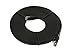 Monoprice - 109554 Cat5e Ethernet Patch Cable - Network Internet Cord - RJ45, Flat,Stranded, 350Mhz, UTP, Pure Bare Copper Wire, 30AWG, 30ft, Black