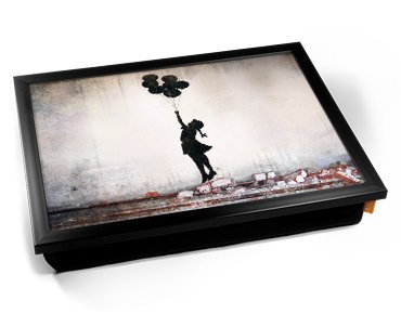 Banksy Balloons Cushion Lap Tray