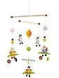 Beetles and Bees Wooden Ceiling Mobile