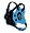 BLACK/COLONIAL BLUE/BLACK