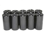 220 Biodegradable, Dog Waste Bags, Pet Waste Bags – BLACK + FREE Bone Dispenser, by Pet Supply City LLC