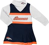 Denver Broncos Girl's 4-6 Jumper and Turtleneck Set