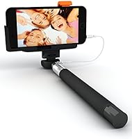 Selfie Stick, Premium 7-In-1 Plug 'n Play Cable Monopod - For All iPhones (iOS 5.0+), All Samsung Galaxy, Note, Android Phones (4.2+) - Improved, Strengthened & Upgraded