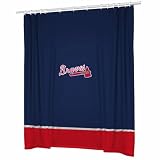 Atlanta Braves Sidelines Shower Curtain