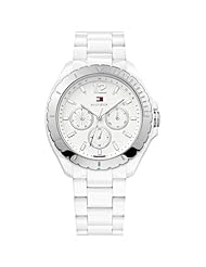 Tommy Hilfiger Womens 1781427 Analog Display Quartz White Watch