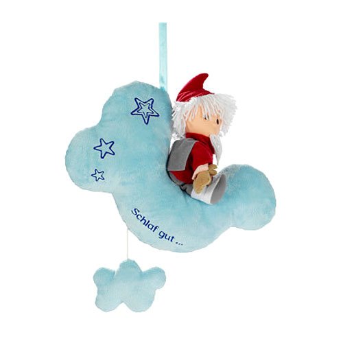 Heunec 664371 Sandmann auf Wolke mit Musikzugwerk 30 cm