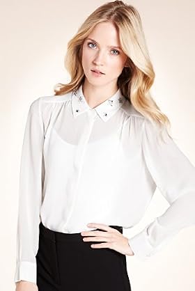 Autograph Pure Silk Shirt MADE WITH SWAROVSKI&reg; ELEMENTS
