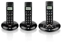 BT Graphite 1500 DECT Trio Digital Cordless Telephone with Answering Machine - Black