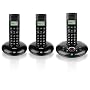 BT Graphite 1500 DECT Trio Digital Cordless Telephone with Answering Machine - Black