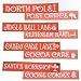 North Pole Sign Cutouts