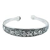 White Metal Chinese Zodiac Sign Bracelet