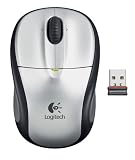 Logitech M305 optische Notebook Maus schurlos silber