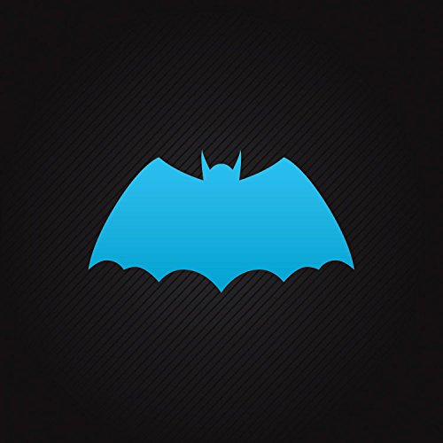 Decor Decal Batman Weatherproof Skate Permanent Art waterproof Games Sky Blue (12 X 6.48 In)