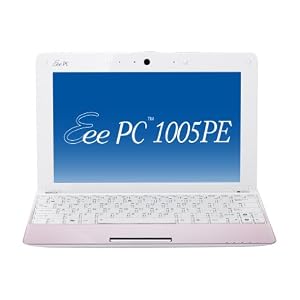 ASUS Eee PC Seashell 1005PE-MU27-PI 10.1-Inch Pink Netbook with Kindle for PC (11 Hours of Battery Life)