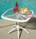 Childrens Toyshop  Kitchen & Housewares : Do it Best Impt Furn TGS24FM-WHT 24" White Adjustable Bistro Table