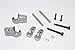 Traxxas X-Maxx 4X4 Upgrade Parts Aluminum Rear Adjustable Shock Mount - 1 Set Gray Silver