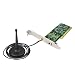 Edimax EW-7711IN 150Mbps Wireless 802.11b/g/n 32-bit PCI Adapter with Desktop Relocation Antenna