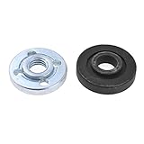 uxcell インナー外側フランジ　内側外側フランジ　金属　シルバートーン　アングルグラインダー用　30mmの直径