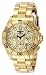 INVICTA SAPPHIRE DIVER CHRONOGRAPH GOLDTONE CHAMPAGNE DIAL 17056