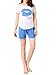 VENTELAN Women's Short Sleeve Pajama Sets Sweet Kisses Printed Summer Sleepwear