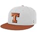 Zephyr Texas Longhorns White Color Blocked Fitted Hat
