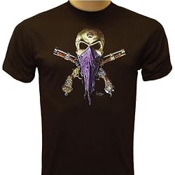 Alchemy Gothic Skull with Guns T-shirt