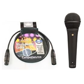 Rode M1 Live Performance Dynamic Microphone with a Free High Quality 15ft XLR Cable