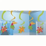  : Tropical Jungle Hanging Swirls