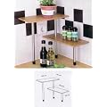 K�CHENGESTELL K�CHENREGAL REGAL ECKREGAL BAMBUS-HOLZ