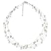 Valero Pearls pearls4girls Damen-Halskette S��wasser-Zuchtperlen wei� / silber 45 cm + 5 cm 400321