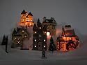 Weihnachtsstadt Weihnachtsdorf 17tlg mit Beleuchtung und Figuren Weihnachtsstrasse