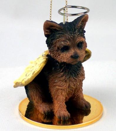 YORKSHIRE TERRIER Dog YORKIE Puppy Cut ANGEL Miniature Christmas ...